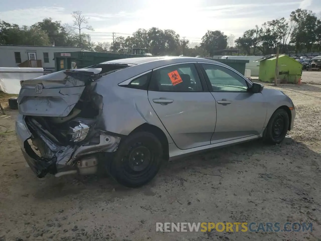 3 Photograph of a damaged car 2HGFC2F64KH598215 HONDA CIVIC 2019