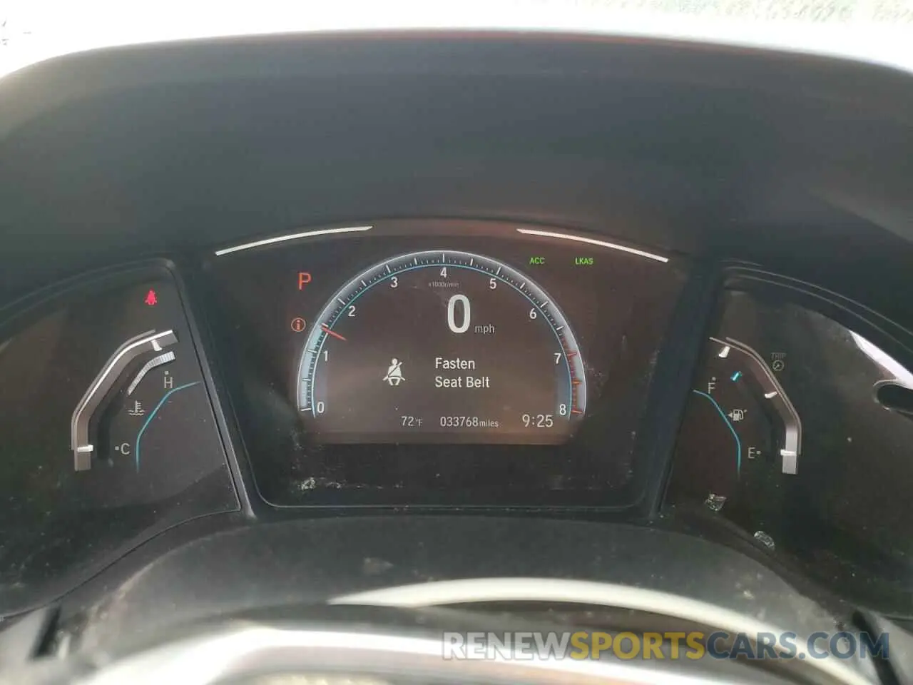 9 Photograph of a damaged car 2HGFC2F64KH598215 HONDA CIVIC 2019