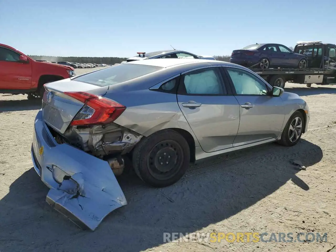 3 Photograph of a damaged car 2HGFC2F64KH601825 HONDA CIVIC 2019