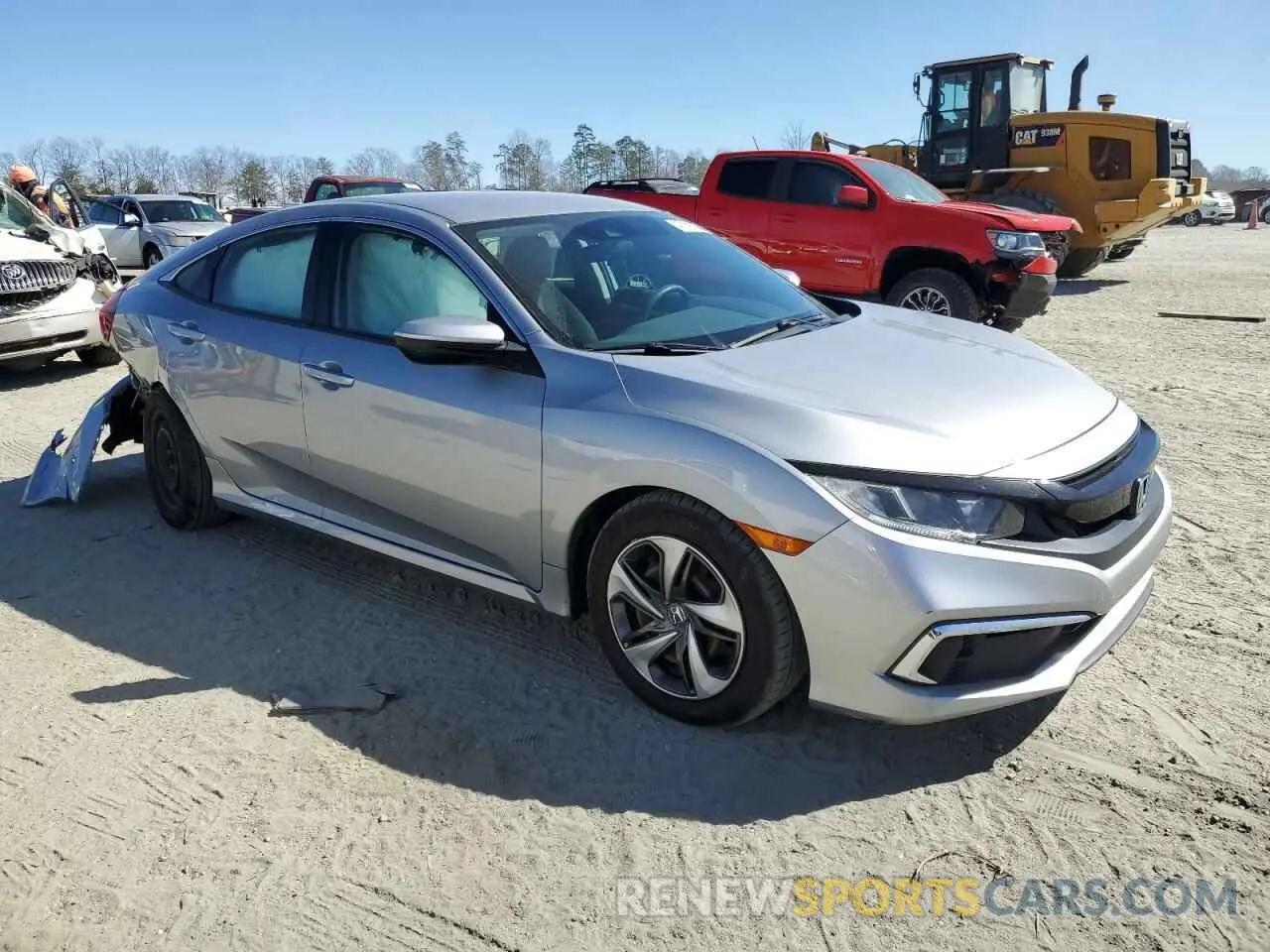 4 Photograph of a damaged car 2HGFC2F64KH601825 HONDA CIVIC 2019