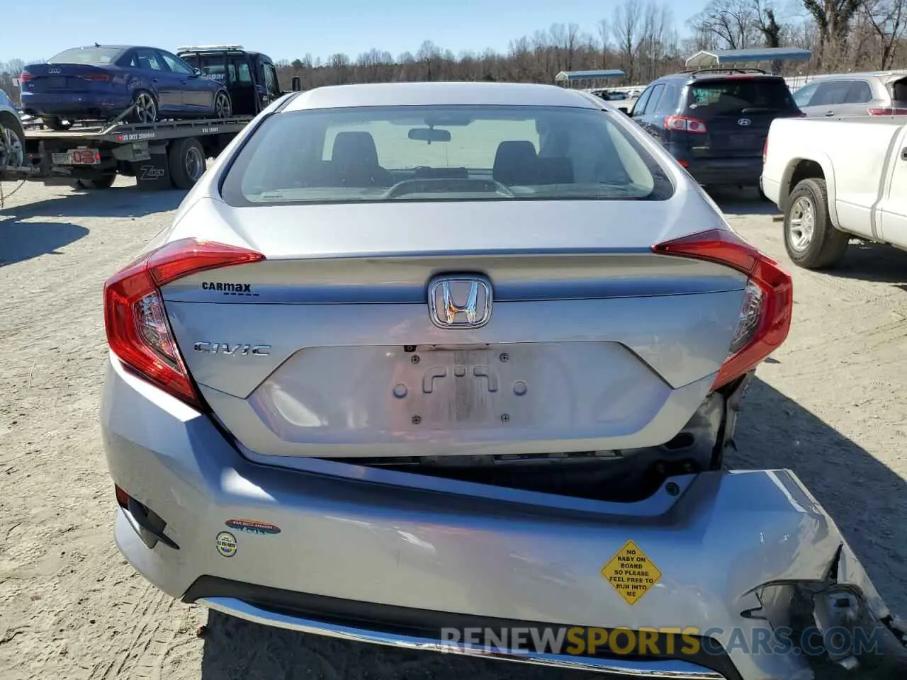 6 Photograph of a damaged car 2HGFC2F64KH601825 HONDA CIVIC 2019