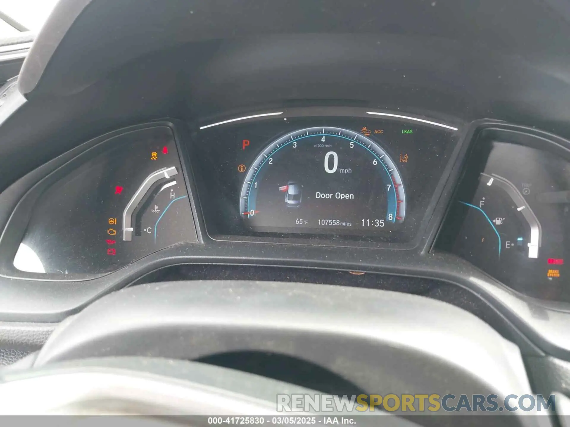 7 Photograph of a damaged car 2HGFC2F65KH520171 HONDA CIVIC 2019