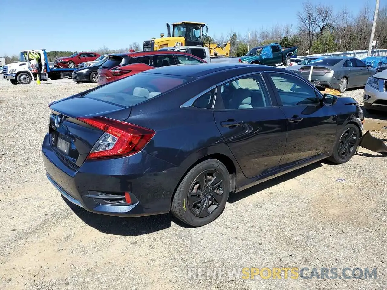 3 Photograph of a damaged car 2HGFC2F65KH525466 HONDA CIVIC 2019