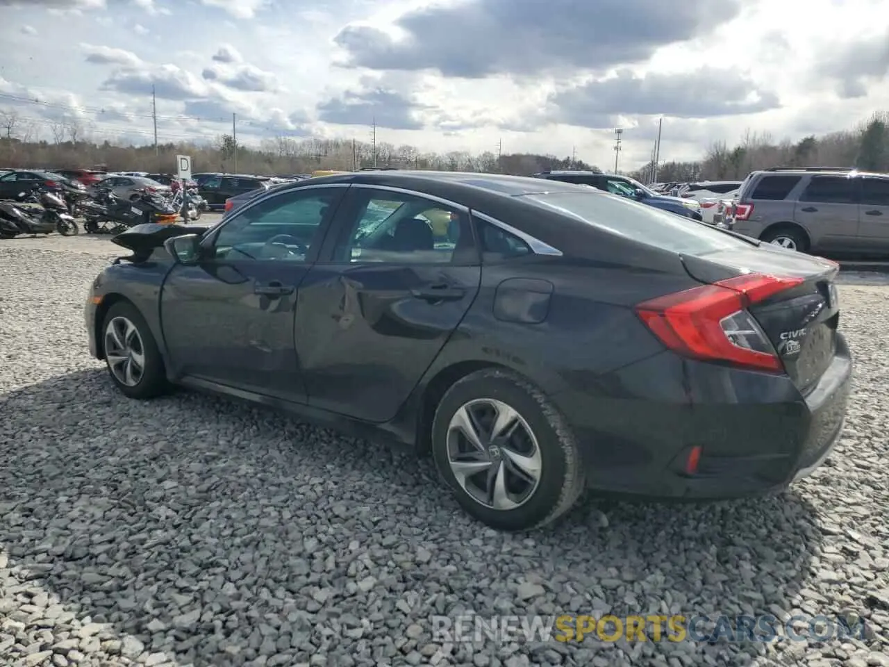 2 Photograph of a damaged car 2HGFC2F65KH538508 HONDA CIVIC 2019