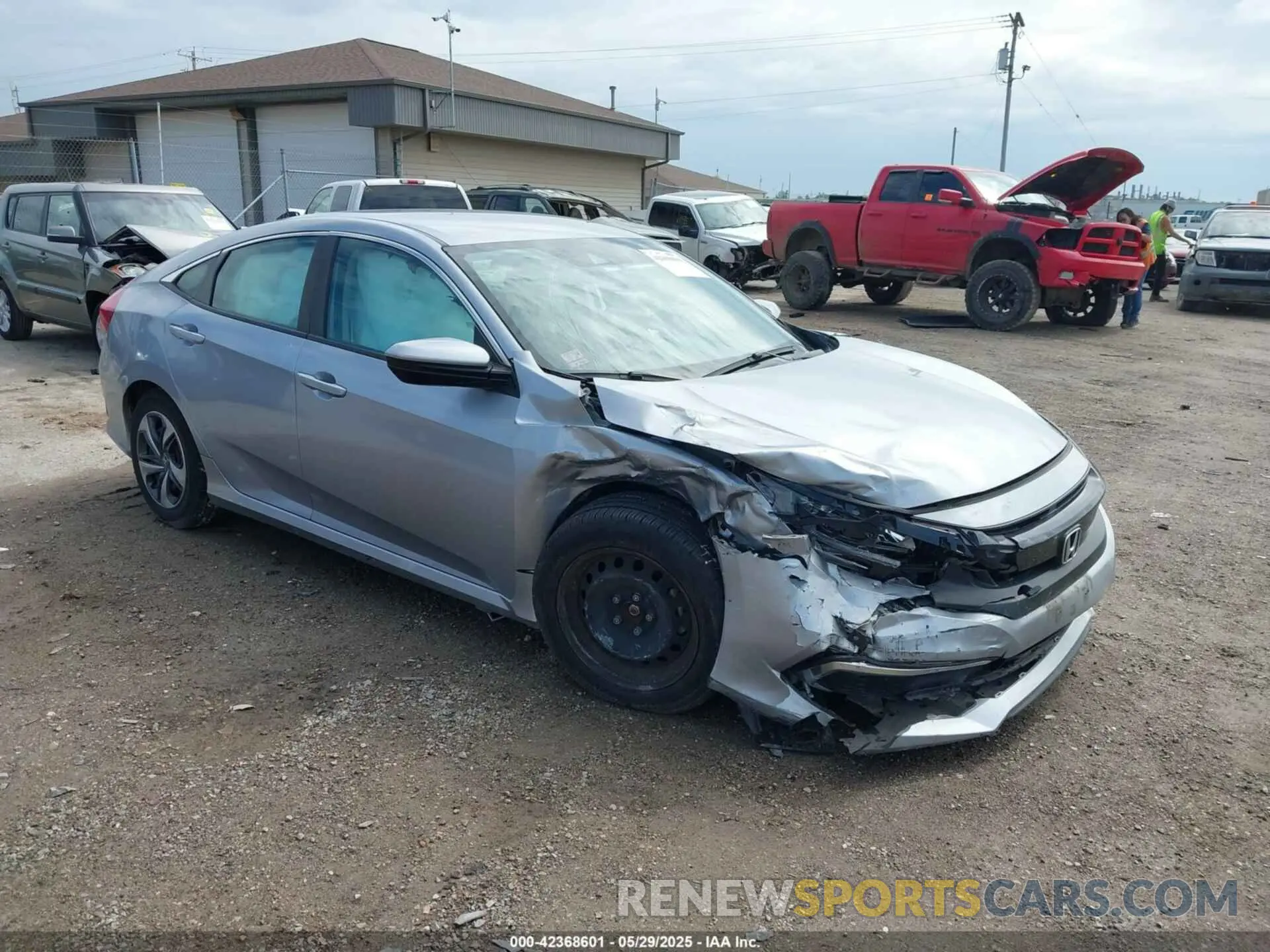 1 Photograph of a damaged car 2HGFC2F65KH546723 HONDA CIVIC 2019