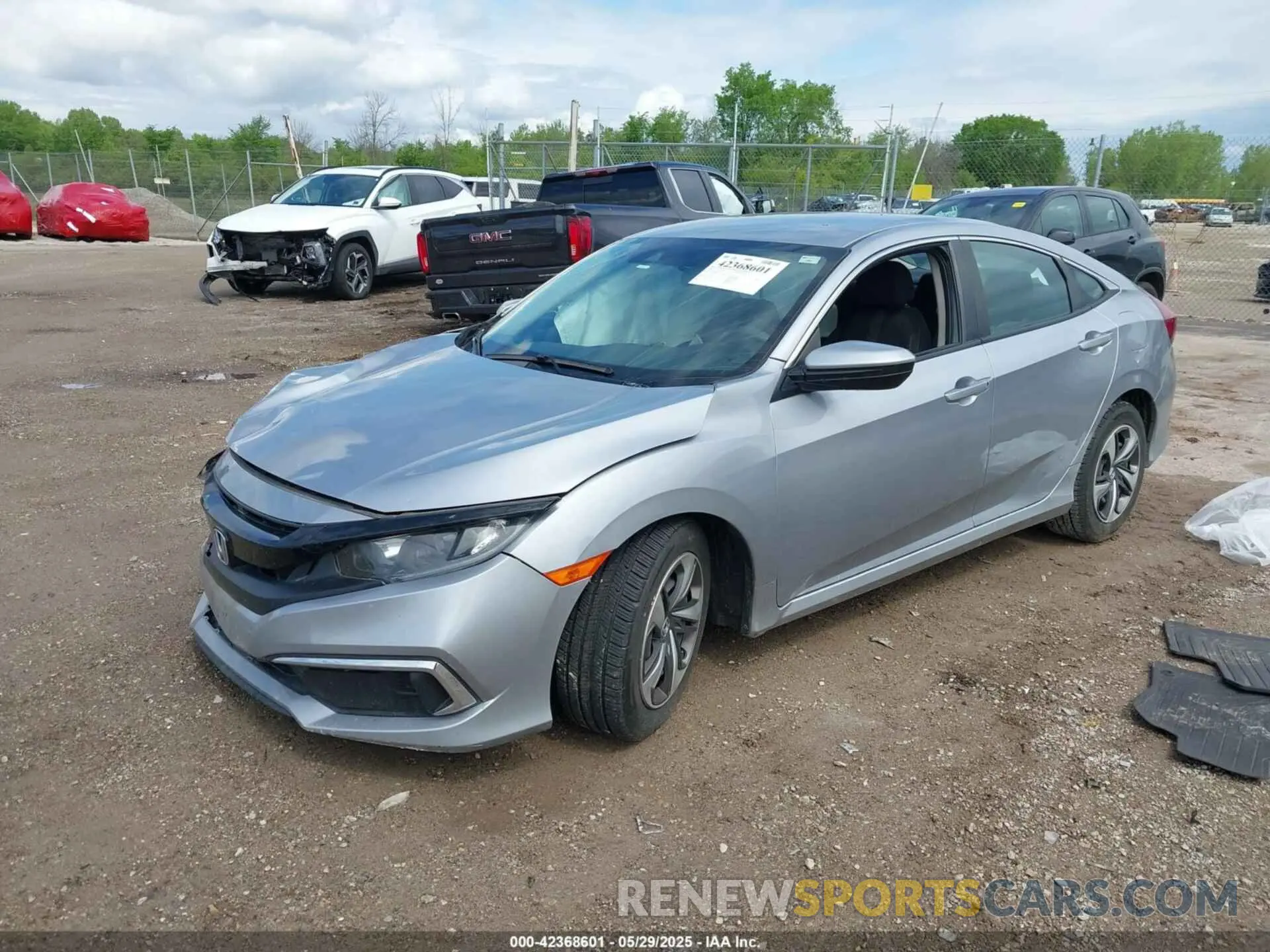 2 Photograph of a damaged car 2HGFC2F65KH546723 HONDA CIVIC 2019