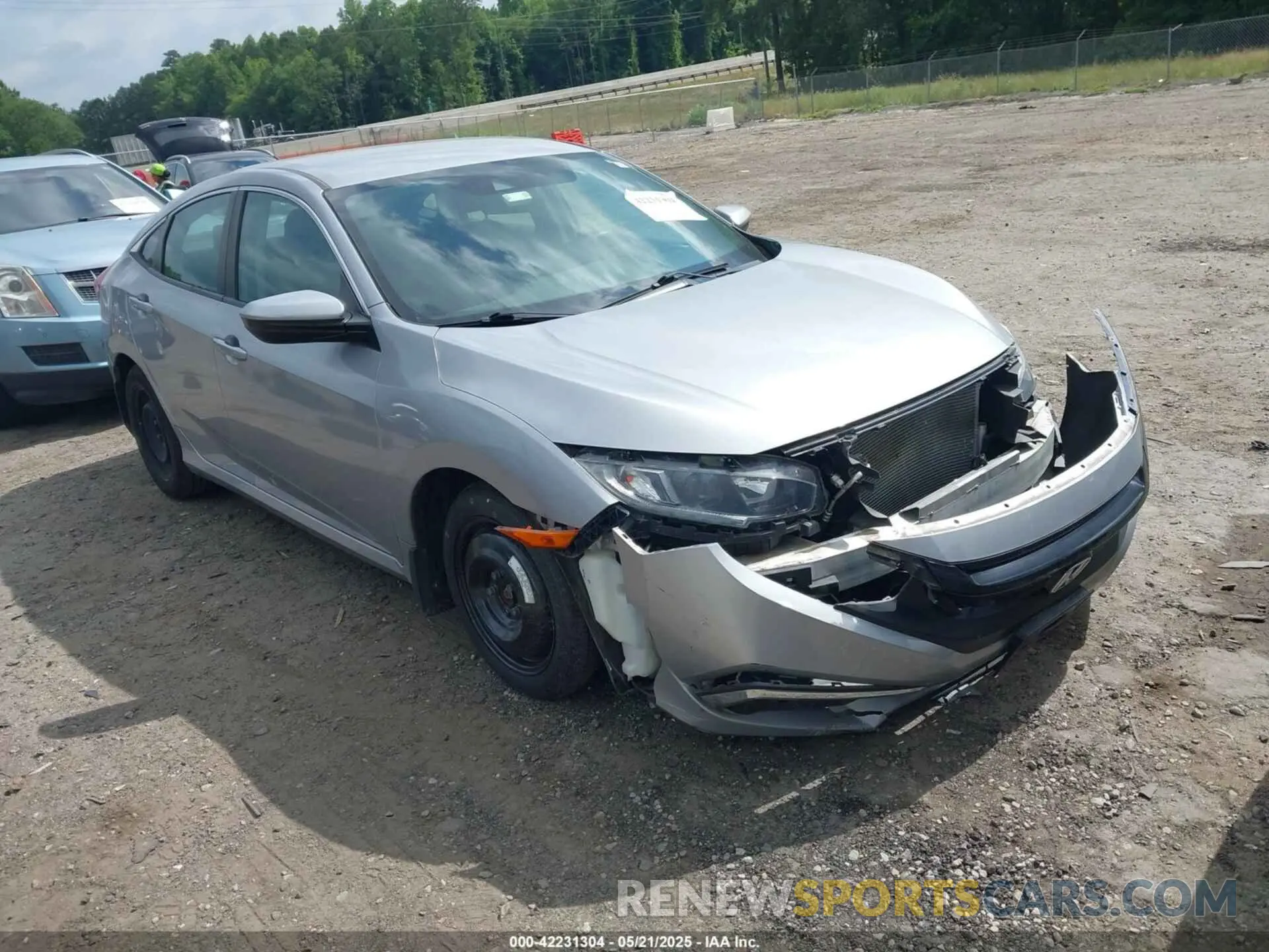 1 Photograph of a damaged car 2HGFC2F65KH548777 HONDA CIVIC 2019