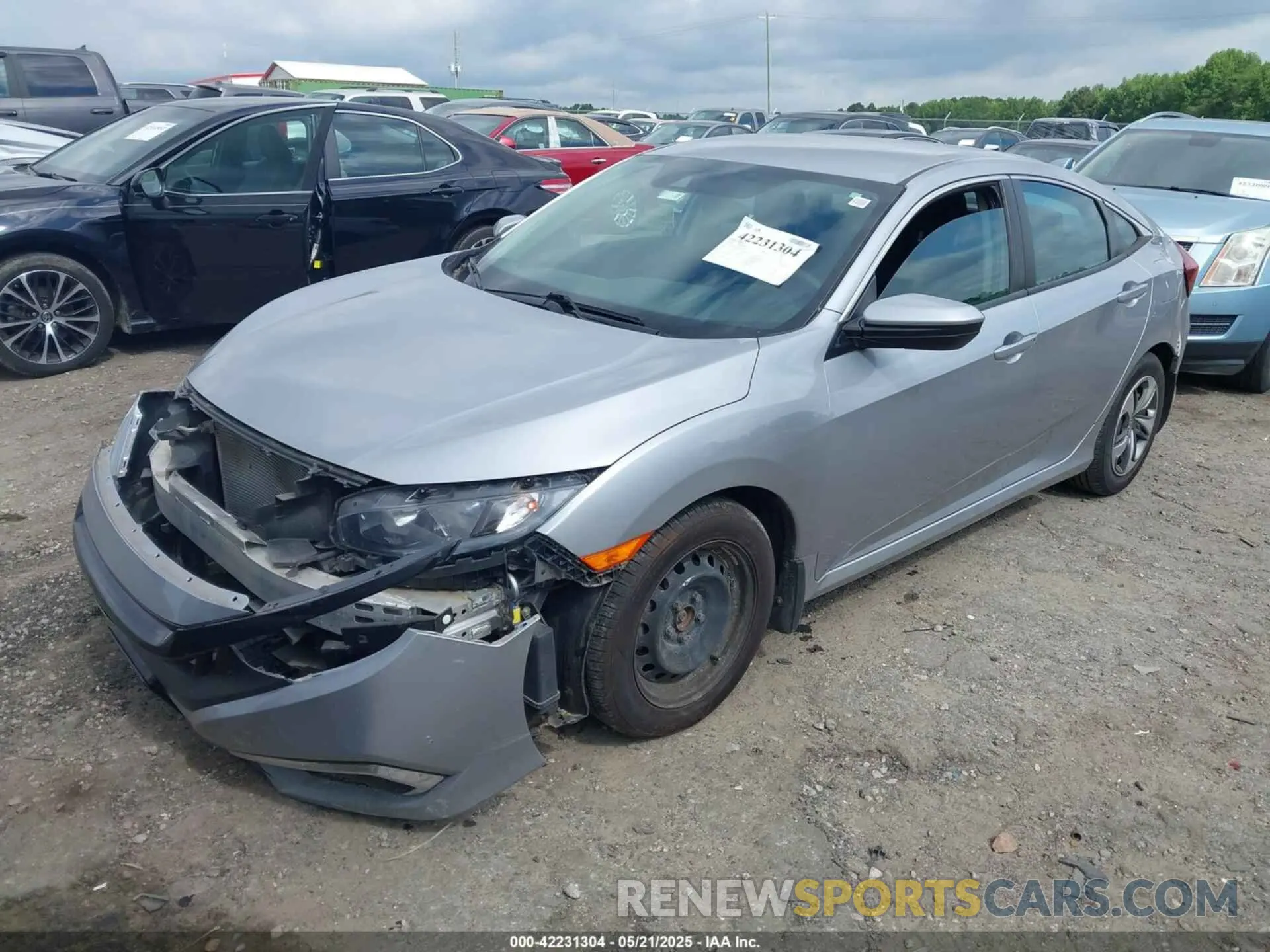 2 Photograph of a damaged car 2HGFC2F65KH548777 HONDA CIVIC 2019