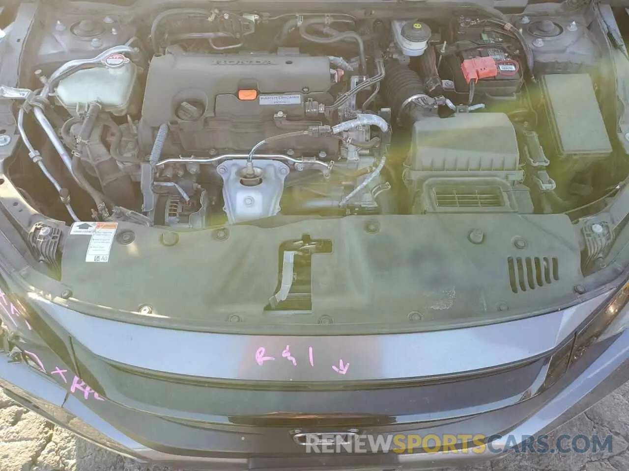11 Photograph of a damaged car 2HGFC2F65KH551601 HONDA CIVIC 2019