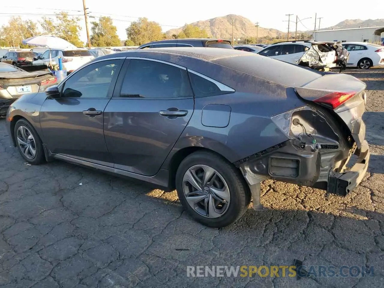 2 Photograph of a damaged car 2HGFC2F65KH551601 HONDA CIVIC 2019