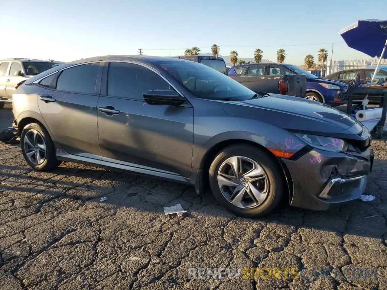 4 Photograph of a damaged car 2HGFC2F65KH551601 HONDA CIVIC 2019