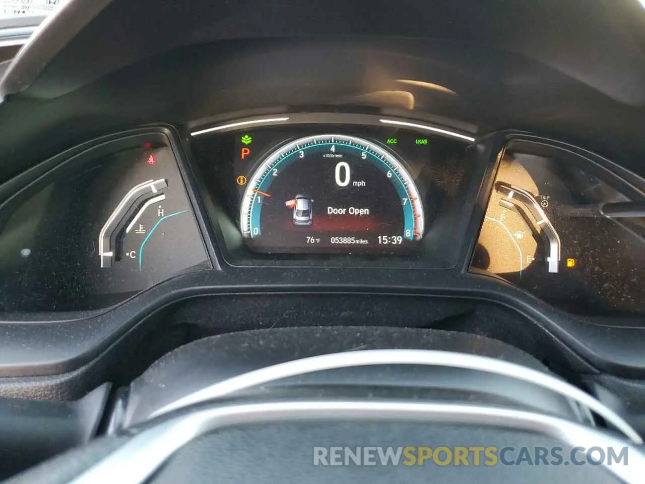 9 Photograph of a damaged car 2HGFC2F65KH551601 HONDA CIVIC 2019