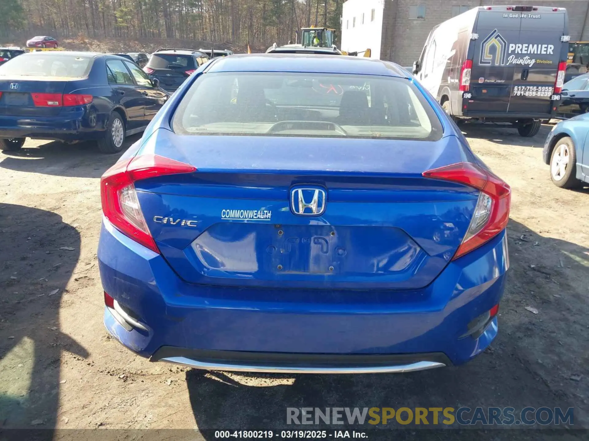 16 Photograph of a damaged car 2HGFC2F65KH561027 HONDA CIVIC 2019