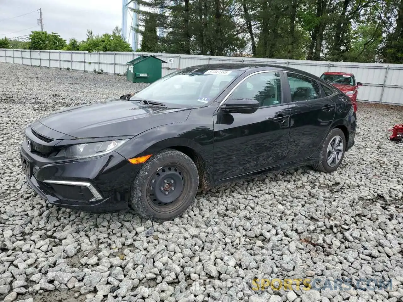 1 Photograph of a damaged car 2HGFC2F65KH563781 HONDA CIVIC 2019