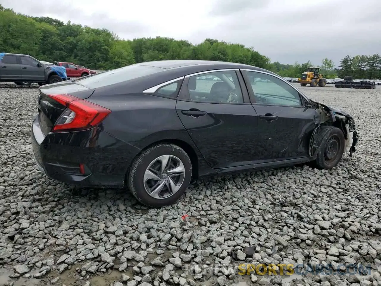 3 Photograph of a damaged car 2HGFC2F65KH563781 HONDA CIVIC 2019