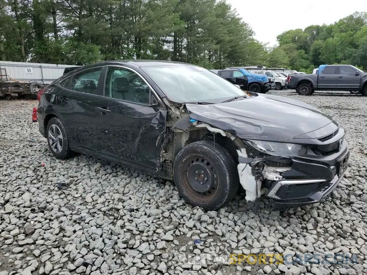 4 Photograph of a damaged car 2HGFC2F65KH563781 HONDA CIVIC 2019