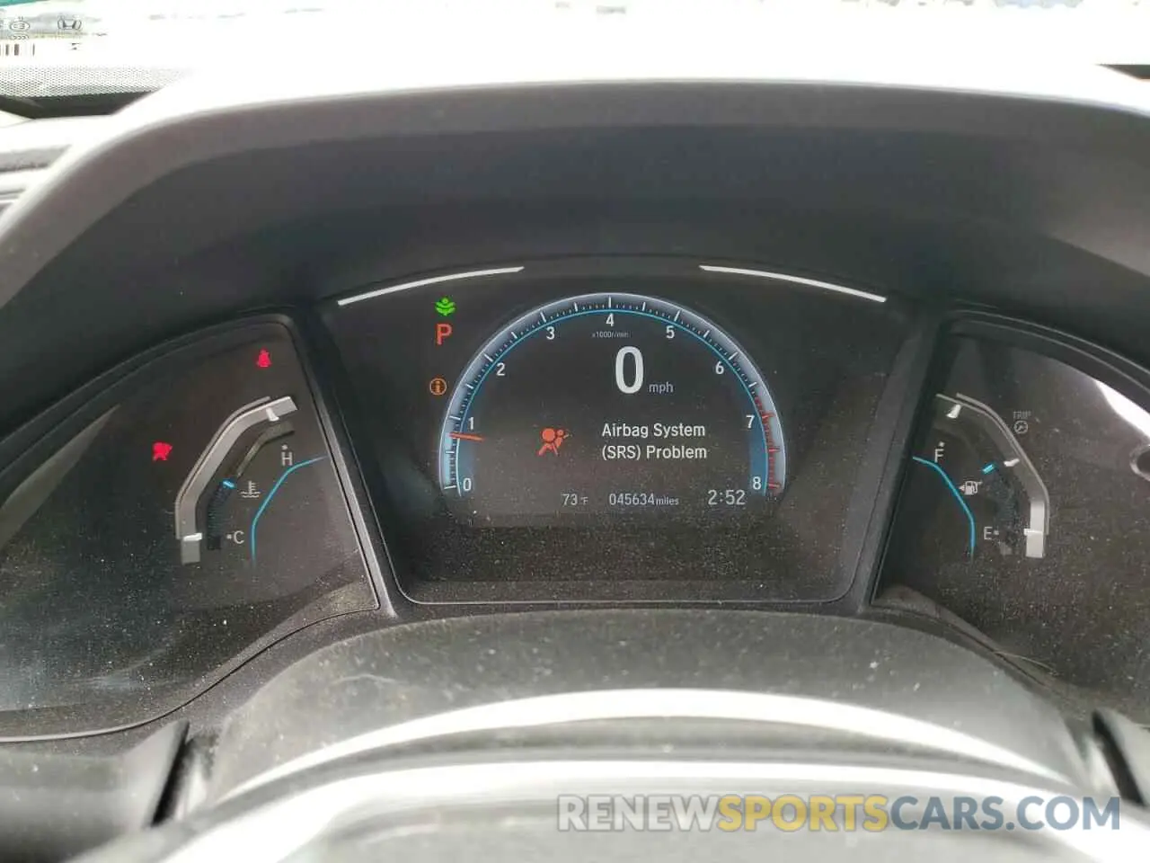 9 Photograph of a damaged car 2HGFC2F65KH563781 HONDA CIVIC 2019
