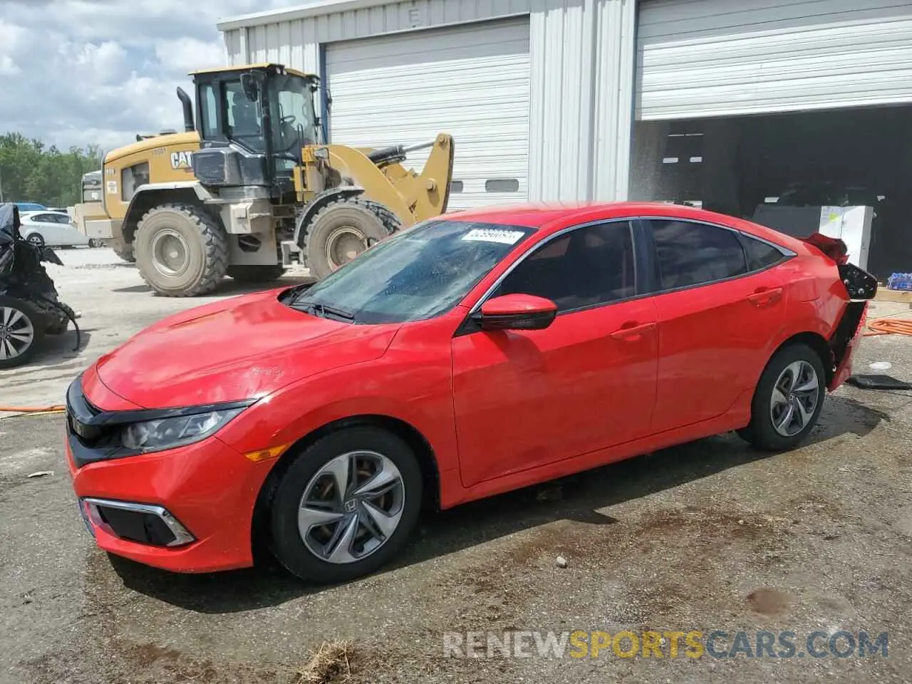 1 Photograph of a damaged car 2HGFC2F65KH578149 HONDA CIVIC 2019