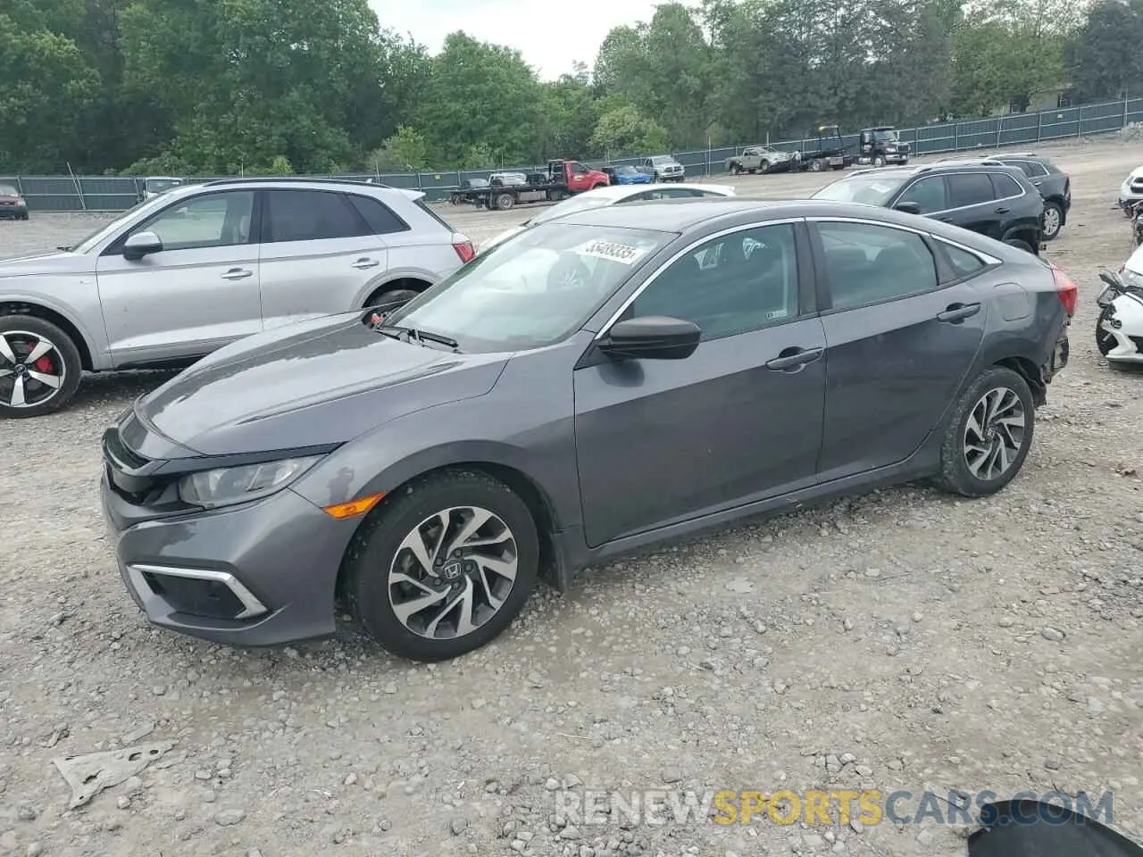 1 Photograph of a damaged car 2HGFC2F65KH582251 HONDA CIVIC 2019