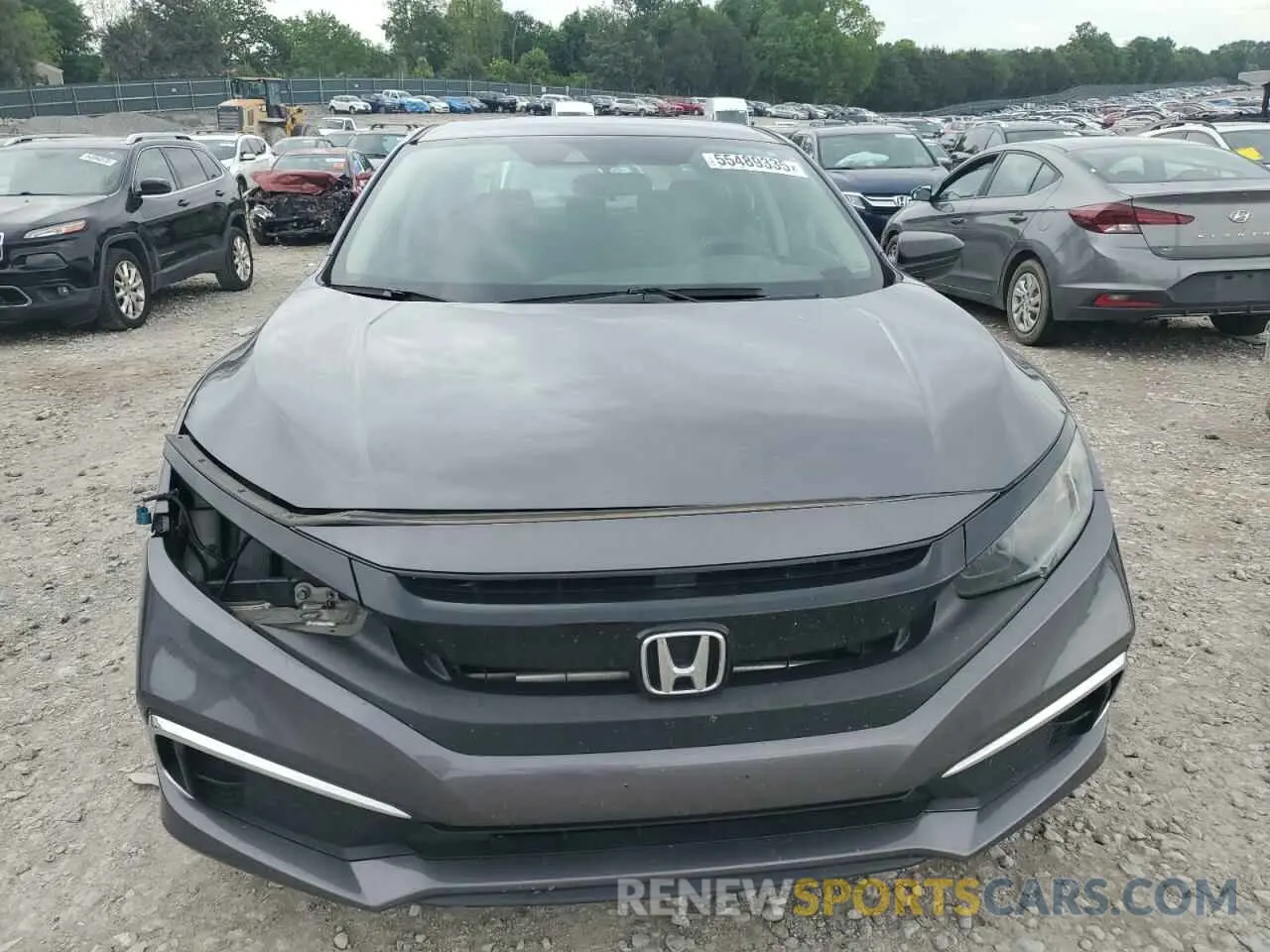 5 Photograph of a damaged car 2HGFC2F65KH582251 HONDA CIVIC 2019