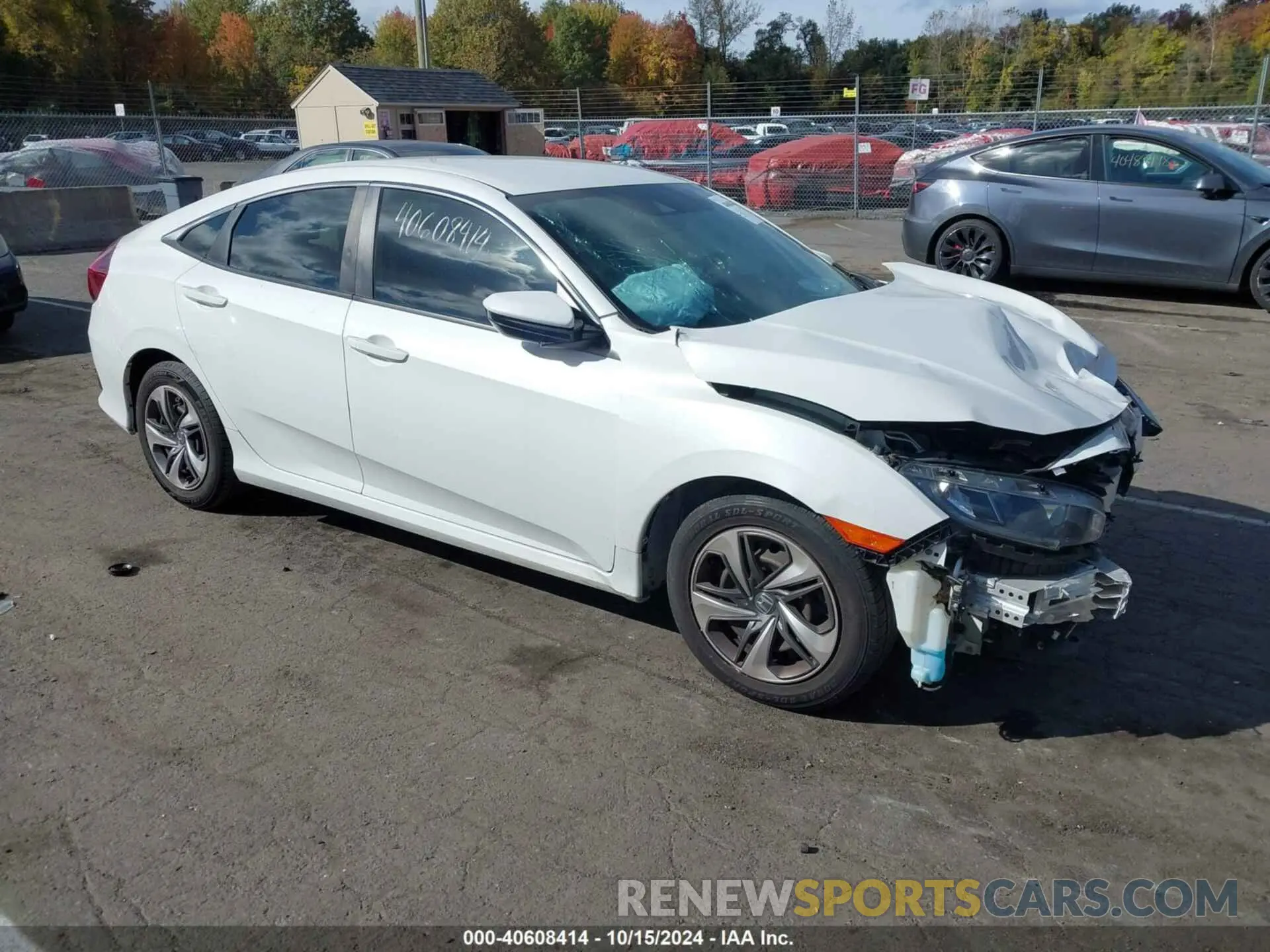 1 Photograph of a damaged car 2HGFC2F66KH533012 HONDA CIVIC 2019
