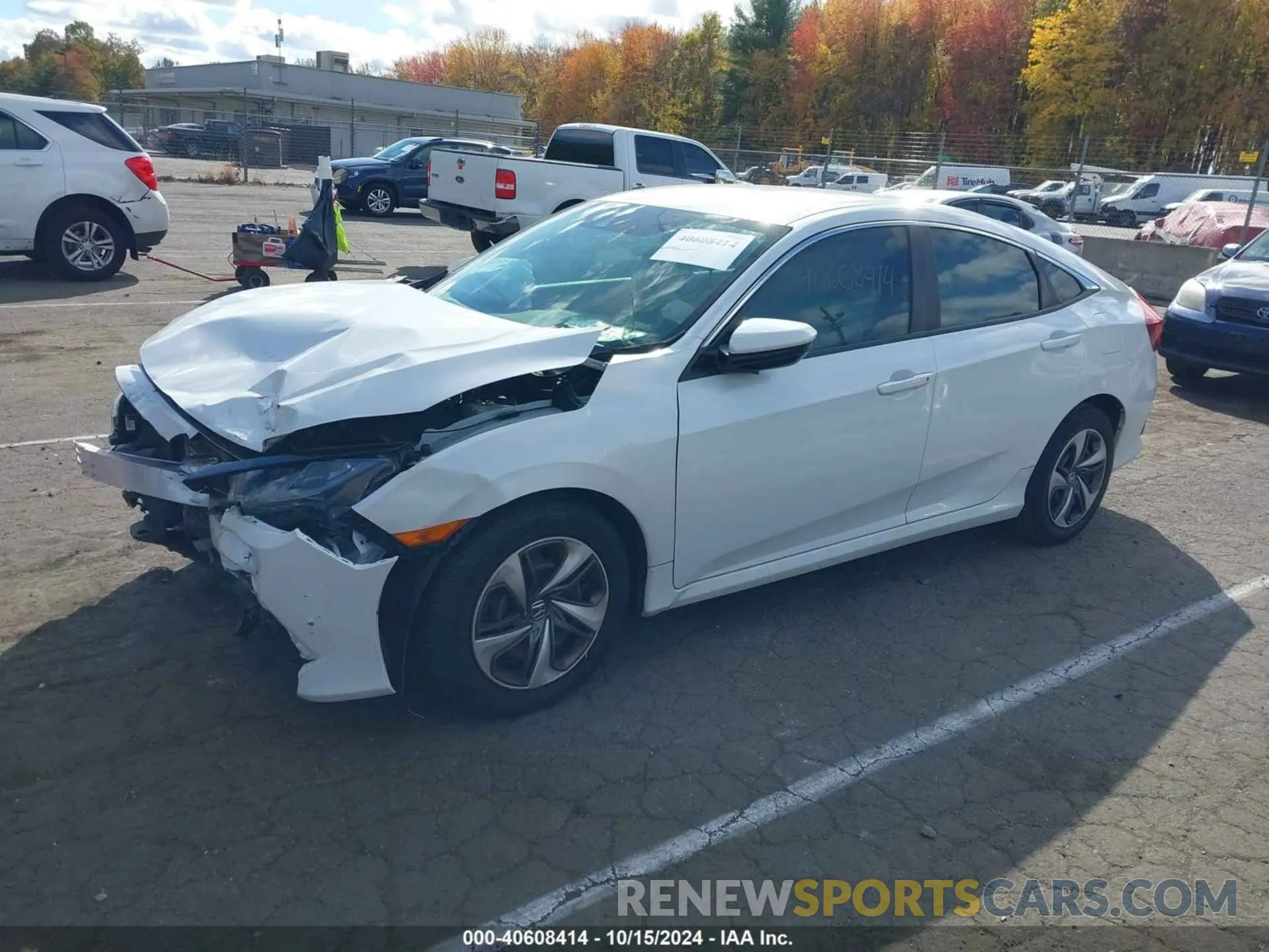 2 Photograph of a damaged car 2HGFC2F66KH533012 HONDA CIVIC 2019