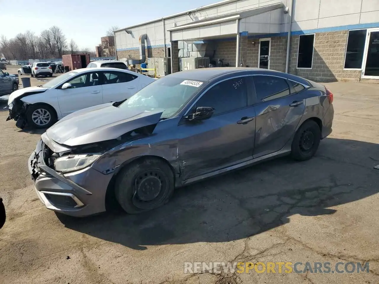 1 Photograph of a damaged car 2HGFC2F66KH541403 HONDA CIVIC 2019