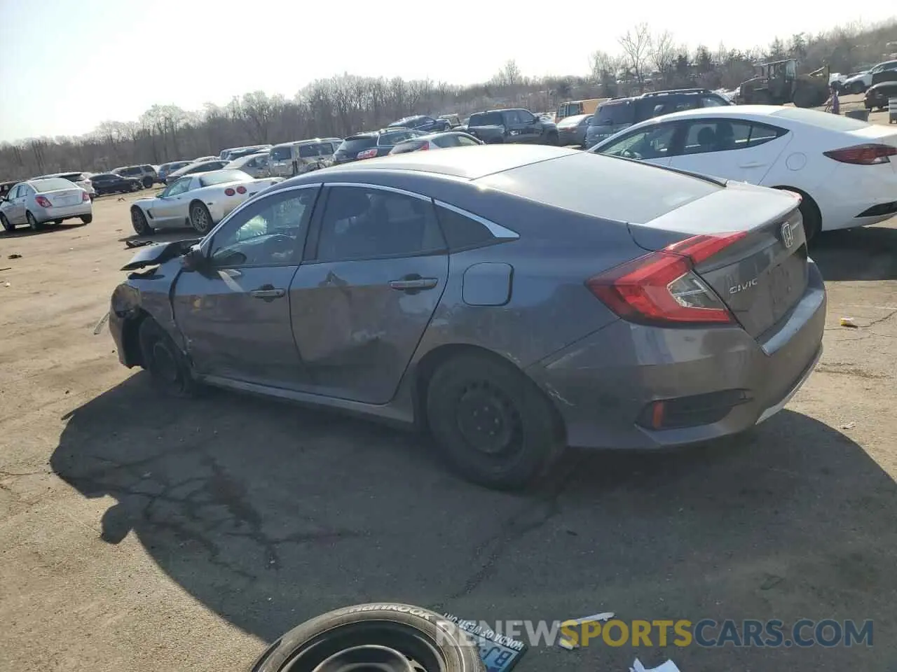 2 Photograph of a damaged car 2HGFC2F66KH541403 HONDA CIVIC 2019