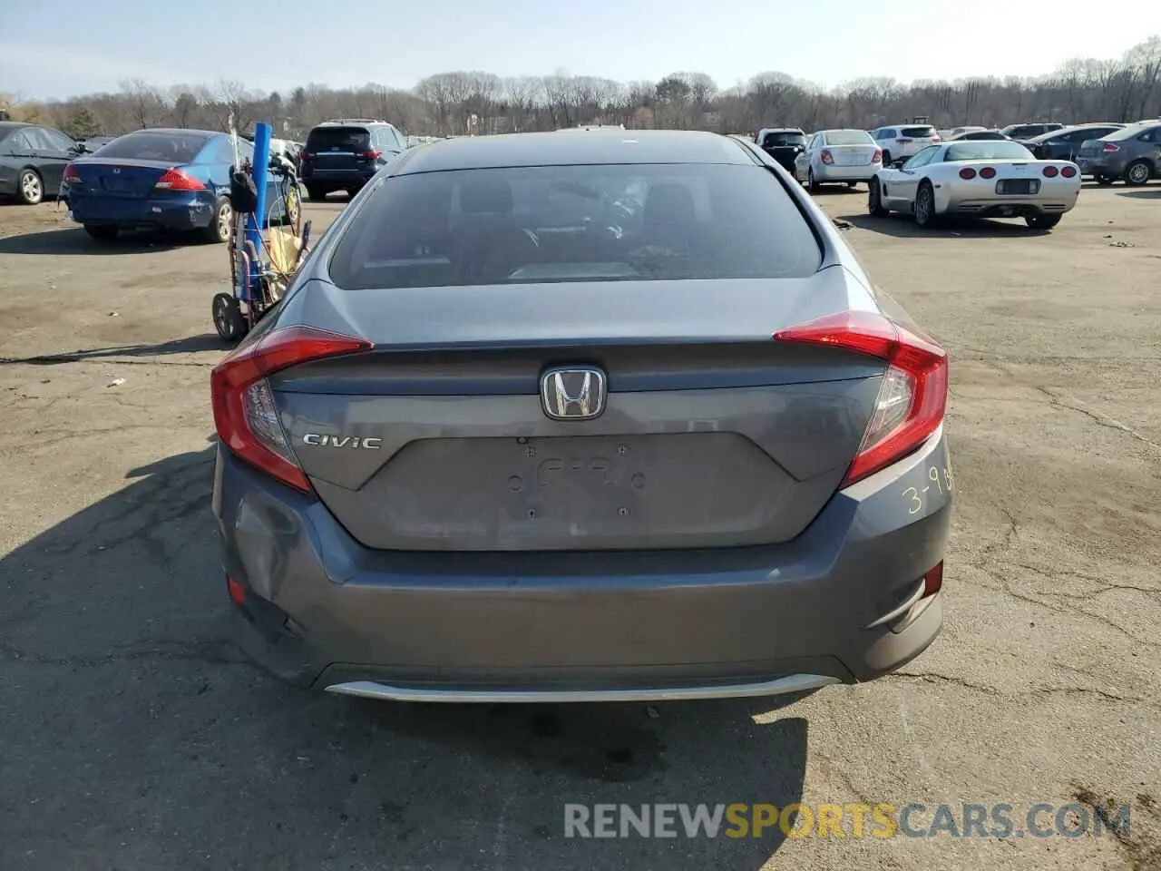 6 Photograph of a damaged car 2HGFC2F66KH541403 HONDA CIVIC 2019
