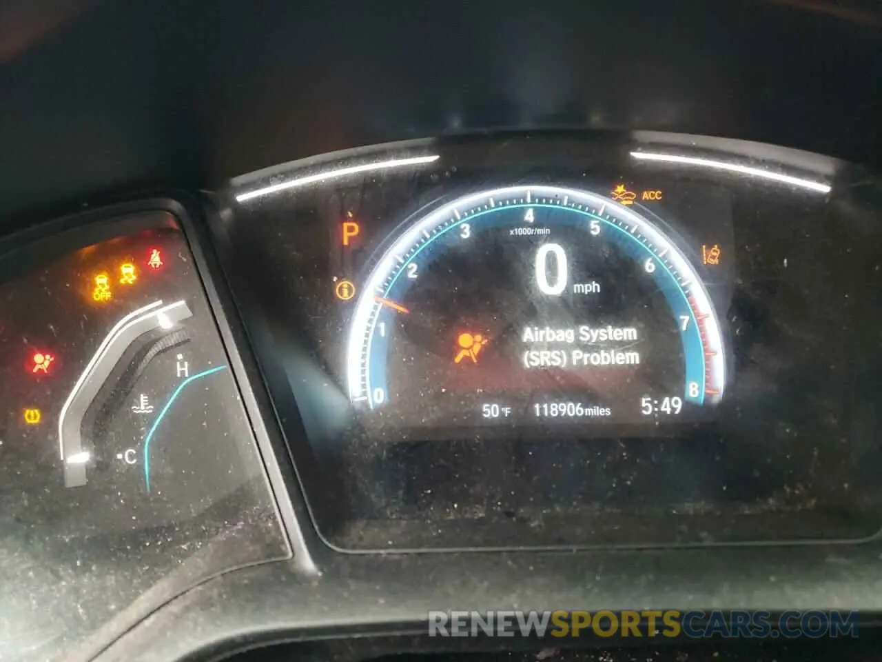 9 Photograph of a damaged car 2HGFC2F66KH541403 HONDA CIVIC 2019