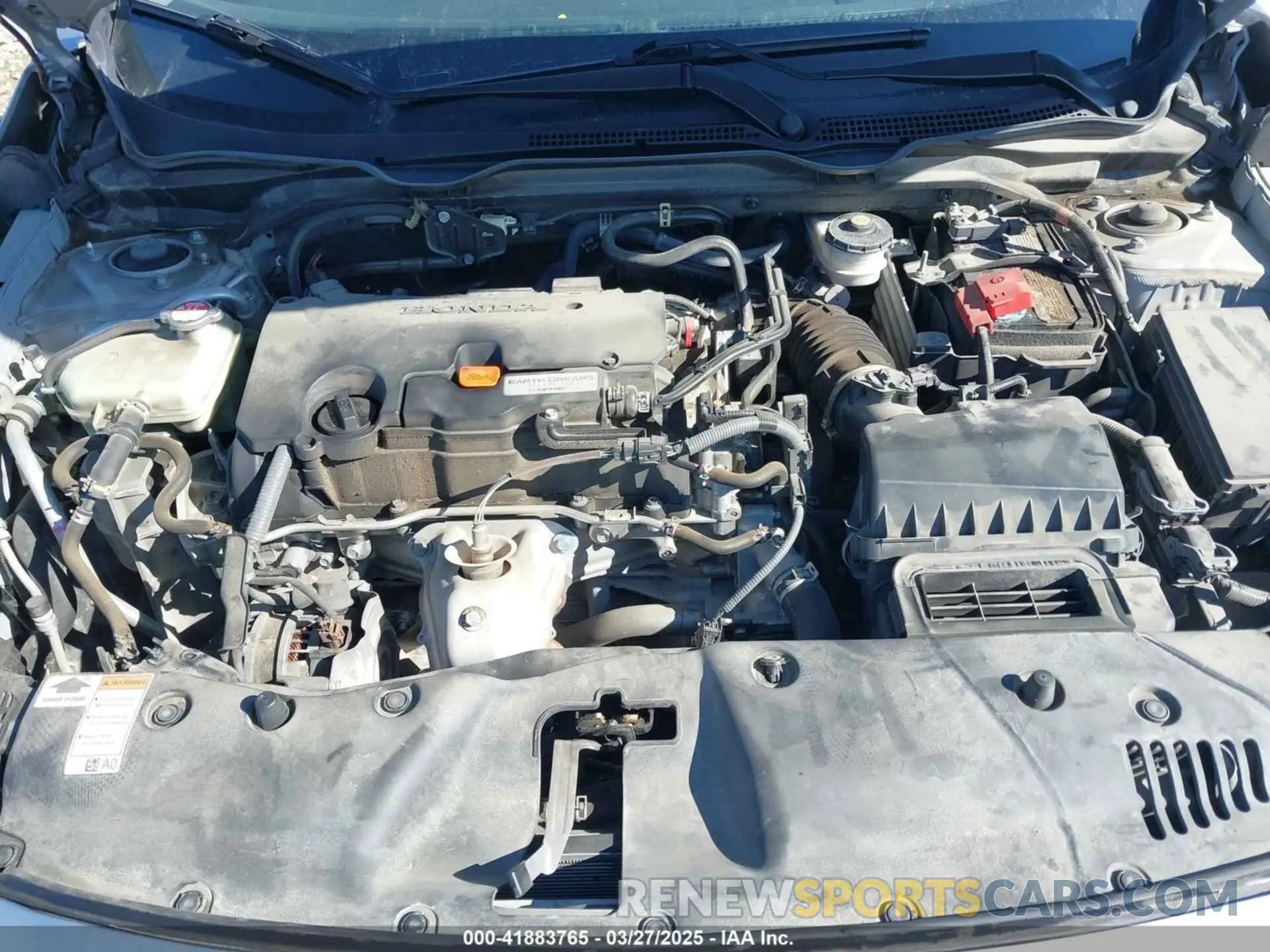 10 Photograph of a damaged car 2HGFC2F66KH543815 HONDA CIVIC 2019