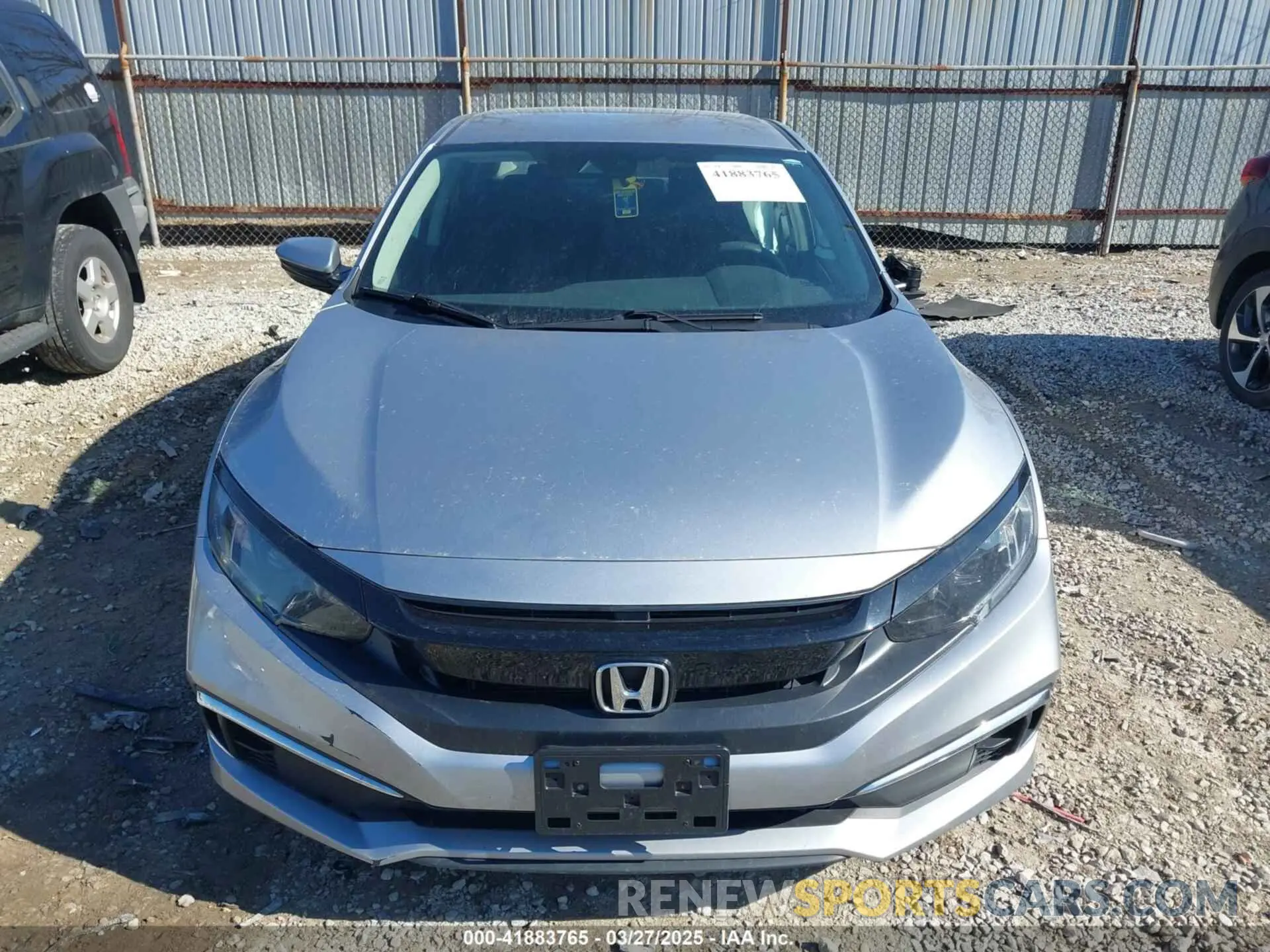 12 Photograph of a damaged car 2HGFC2F66KH543815 HONDA CIVIC 2019