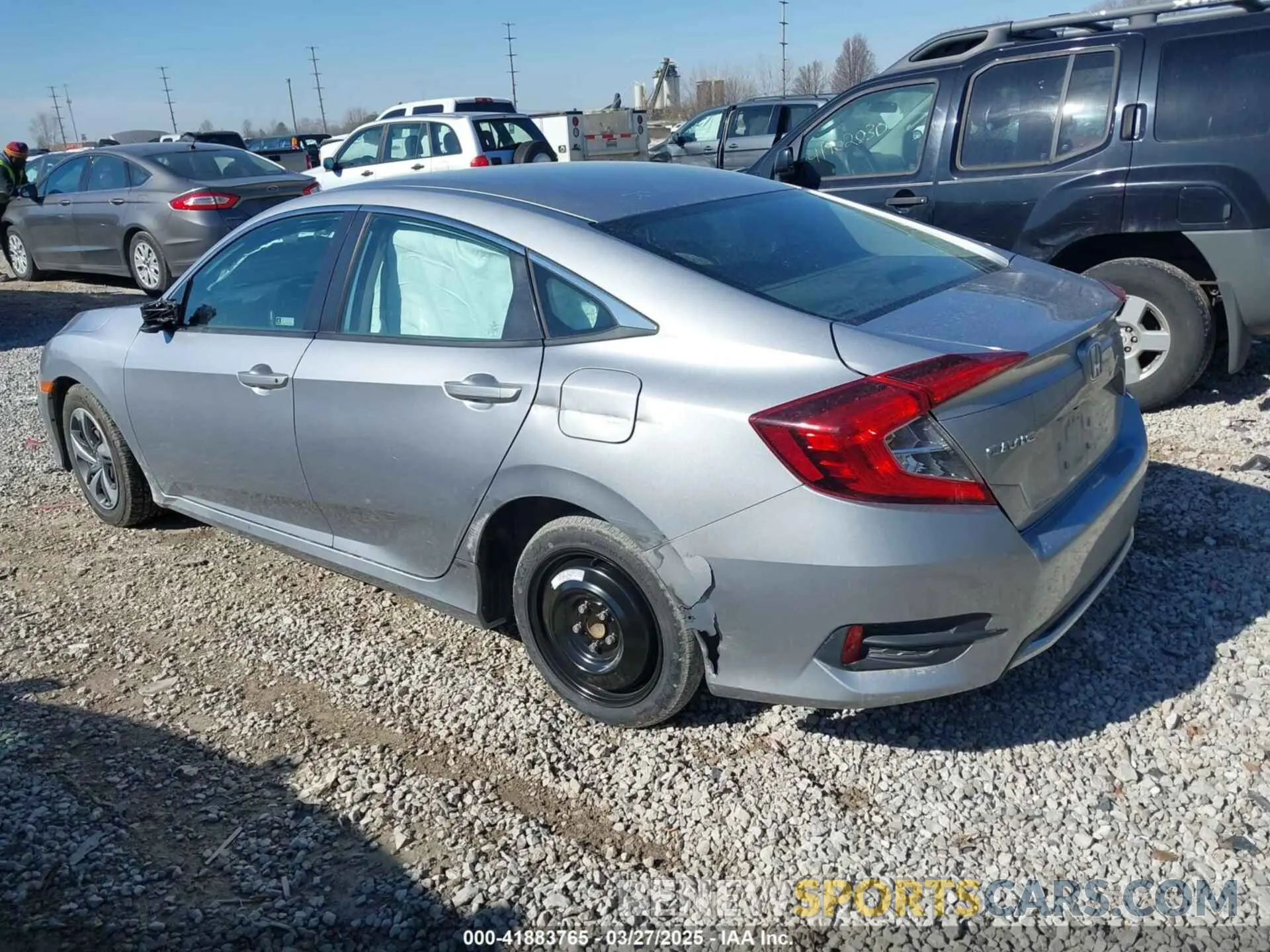 3 Photograph of a damaged car 2HGFC2F66KH543815 HONDA CIVIC 2019