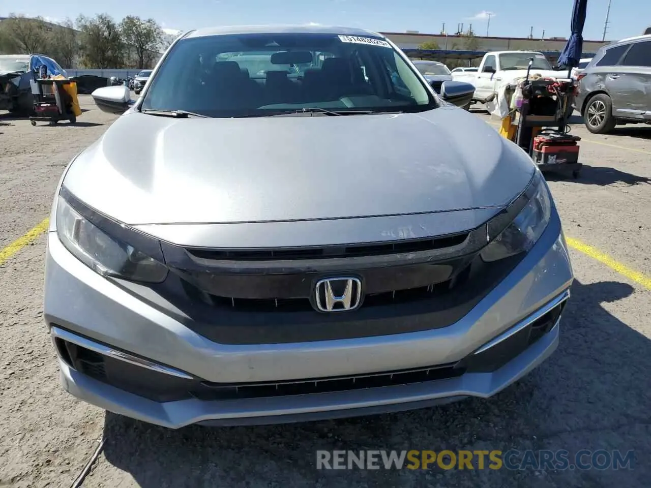 5 Photograph of a damaged car 2HGFC2F66KH548402 HONDA CIVIC 2019
