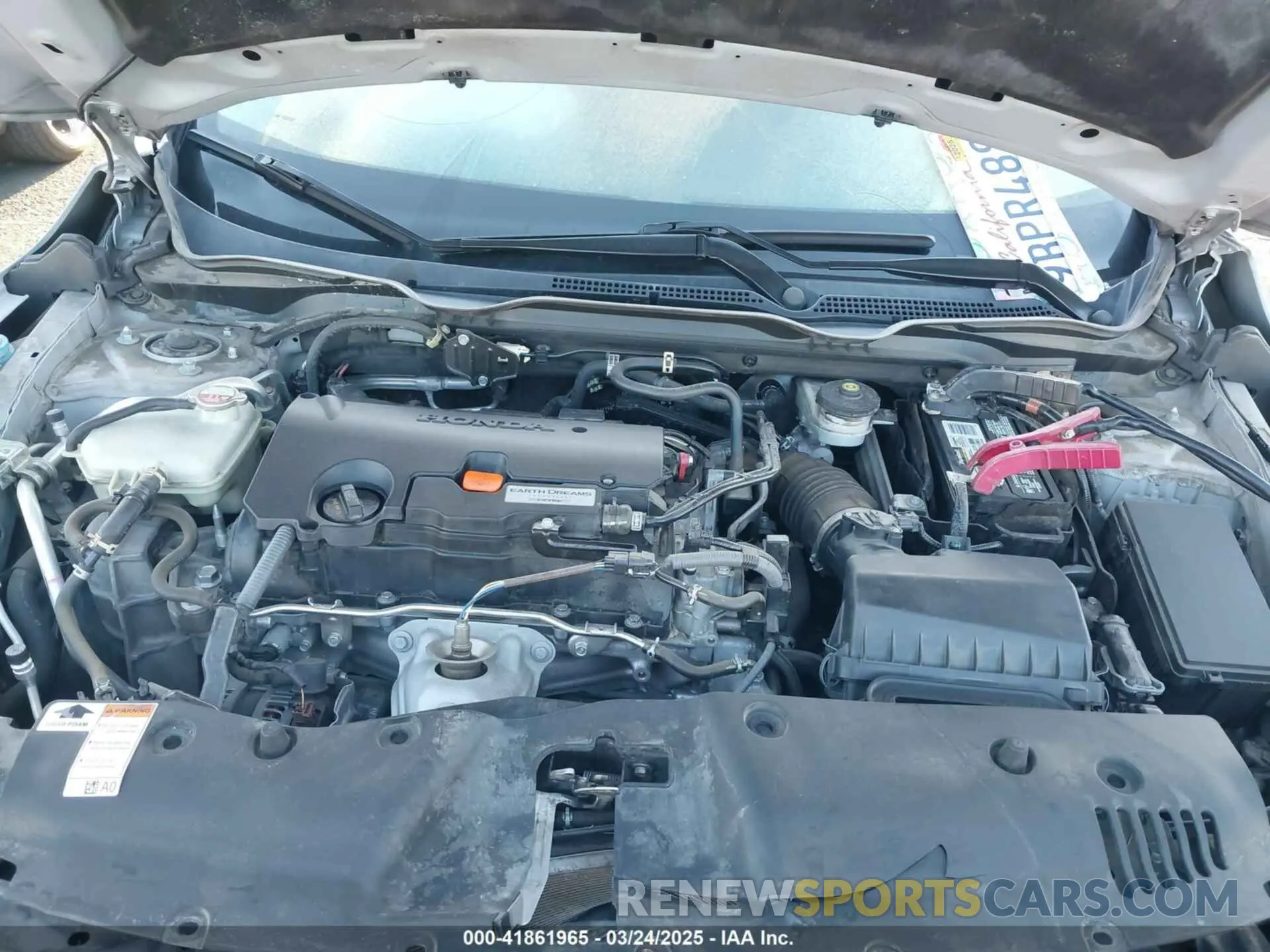 10 Photograph of a damaged car 2HGFC2F66KH550182 HONDA CIVIC 2019