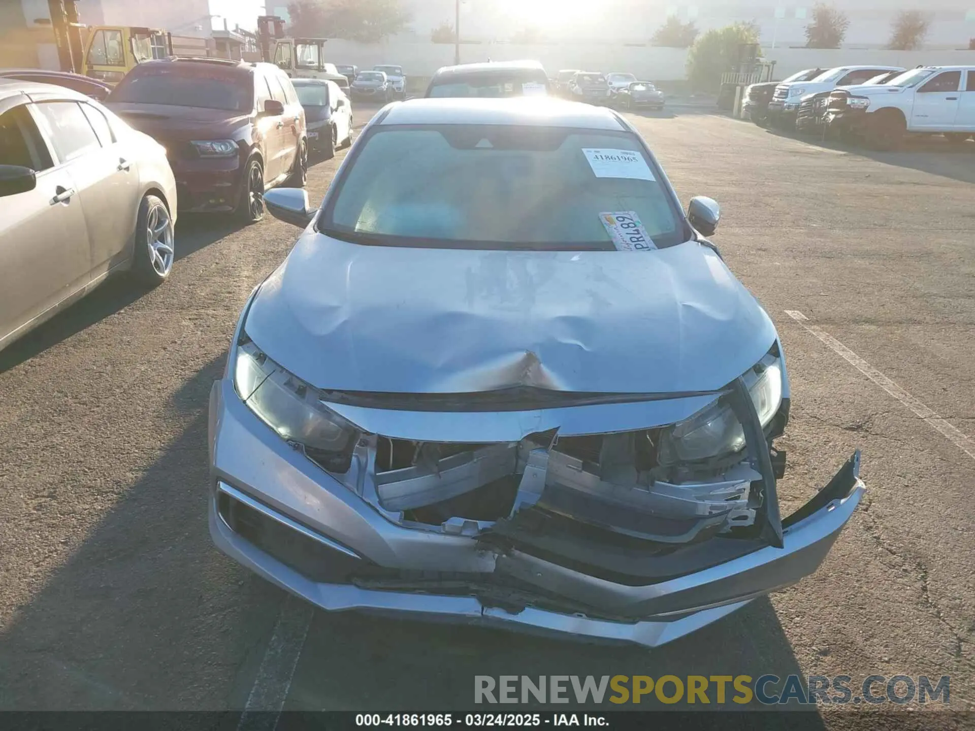 12 Photograph of a damaged car 2HGFC2F66KH550182 HONDA CIVIC 2019