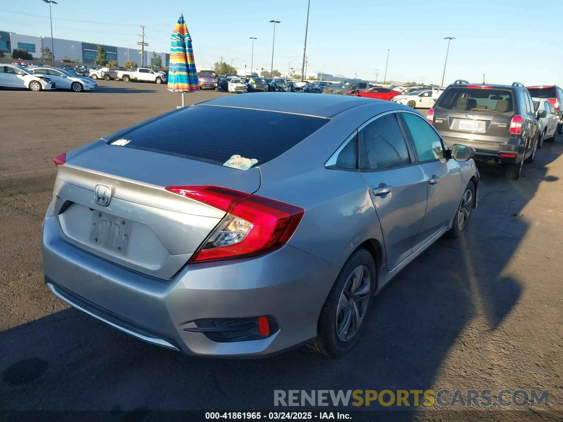 4 Photograph of a damaged car 2HGFC2F66KH550182 HONDA CIVIC 2019