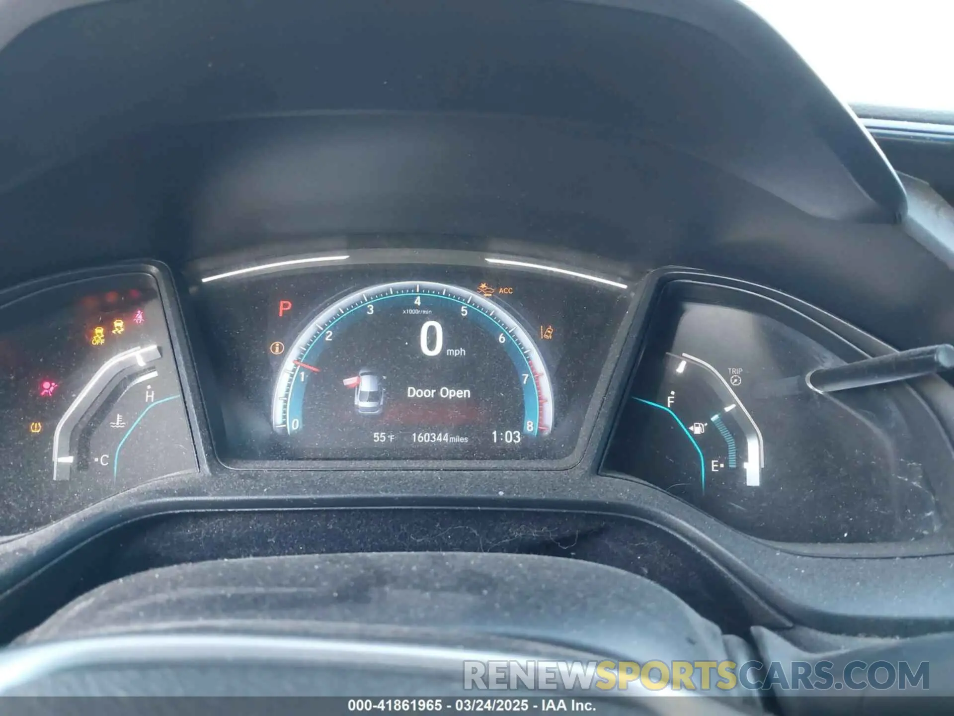 7 Photograph of a damaged car 2HGFC2F66KH550182 HONDA CIVIC 2019