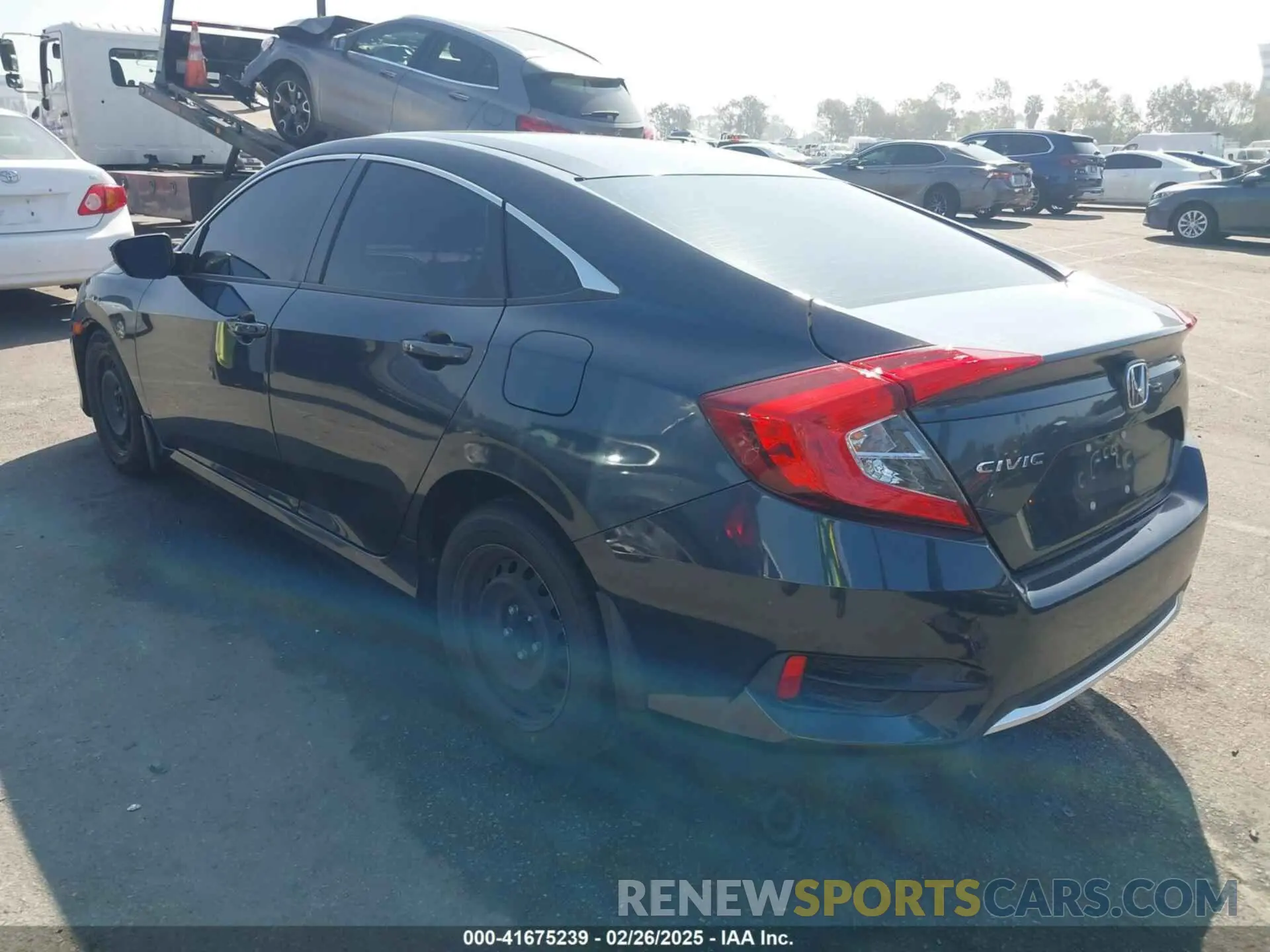 3 Photograph of a damaged car 2HGFC2F66KH564003 HONDA CIVIC 2019
