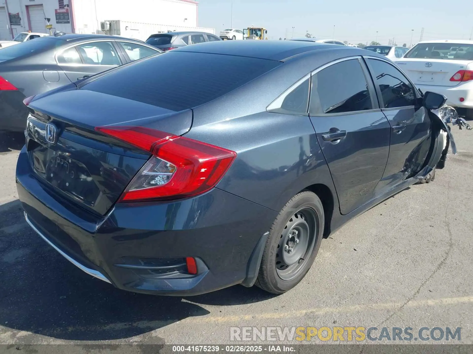 4 Photograph of a damaged car 2HGFC2F66KH564003 HONDA CIVIC 2019