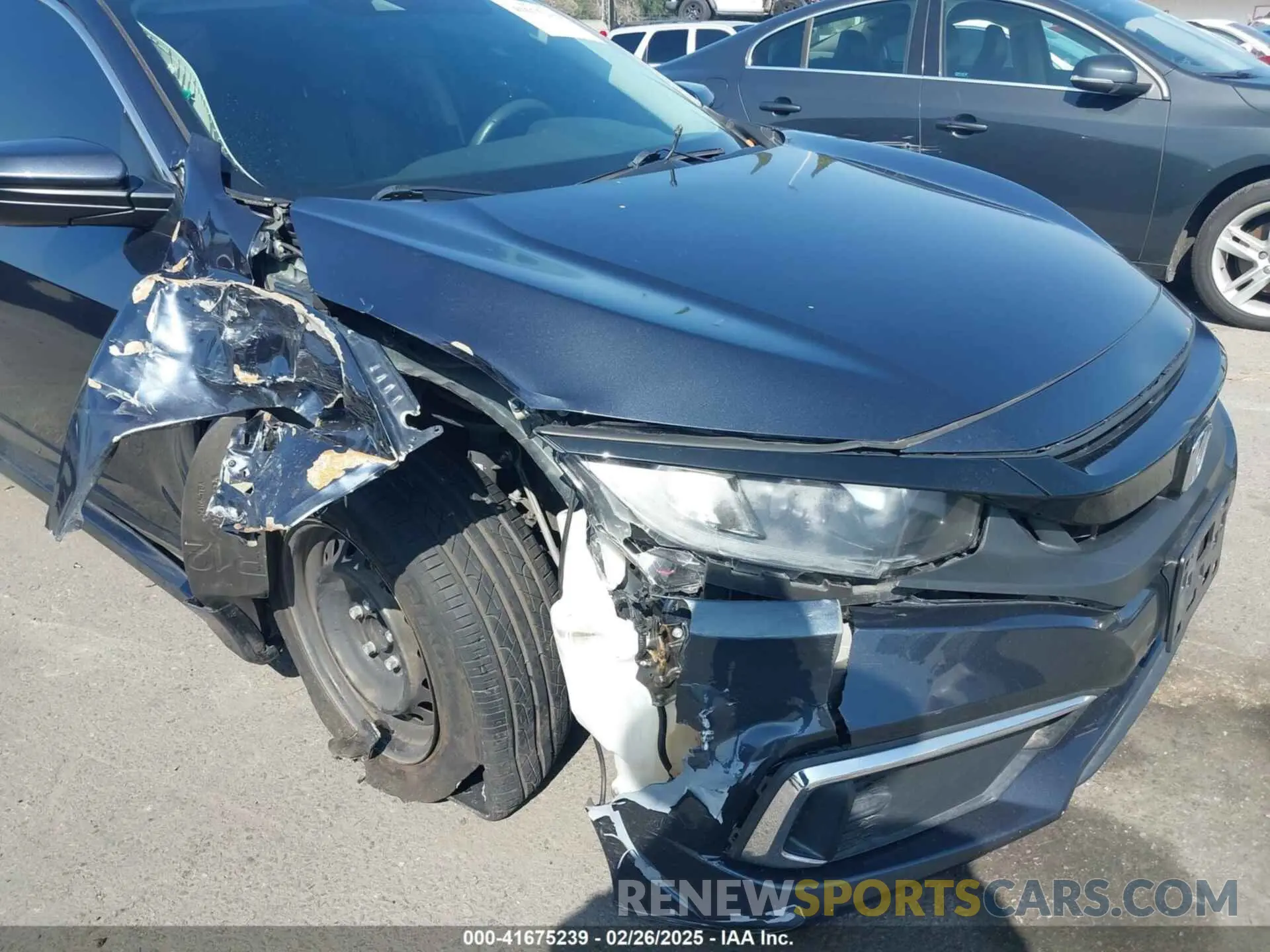 6 Photograph of a damaged car 2HGFC2F66KH564003 HONDA CIVIC 2019