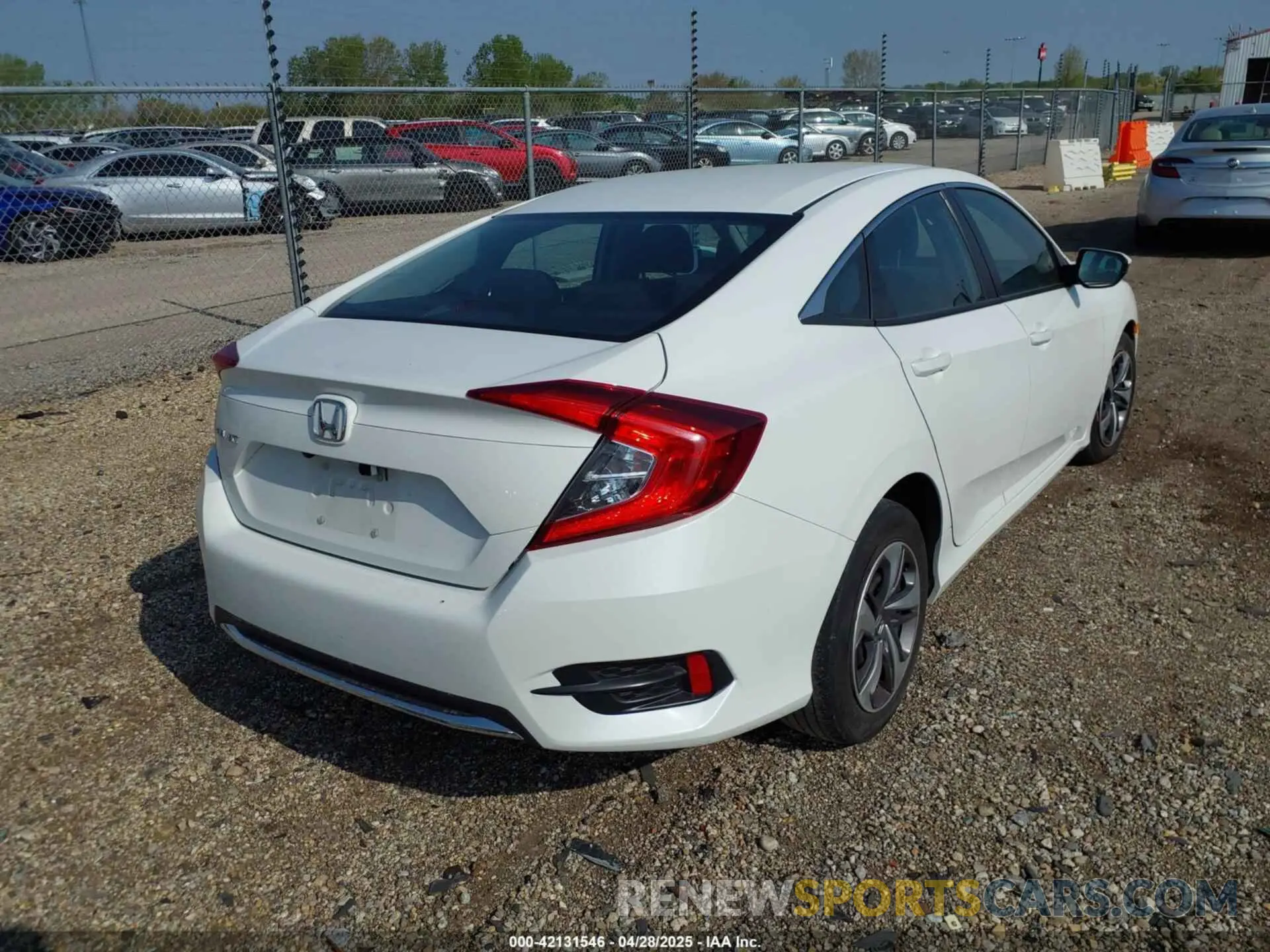 4 Photograph of a damaged car 2HGFC2F66KH567189 HONDA CIVIC 2019