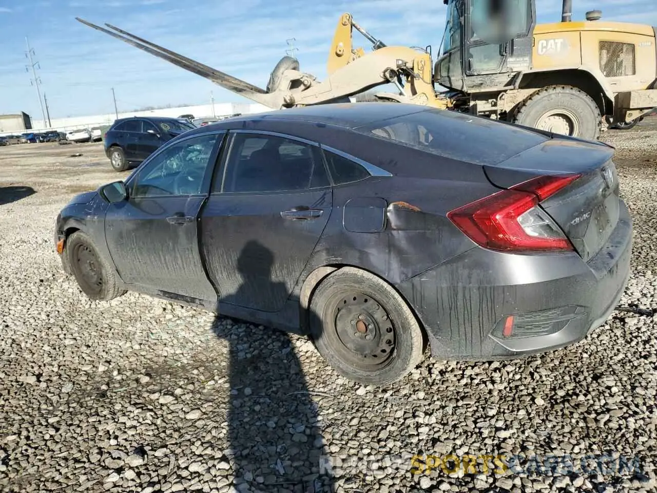 2 Photograph of a damaged car 2HGFC2F66KH567841 HONDA CIVIC 2019