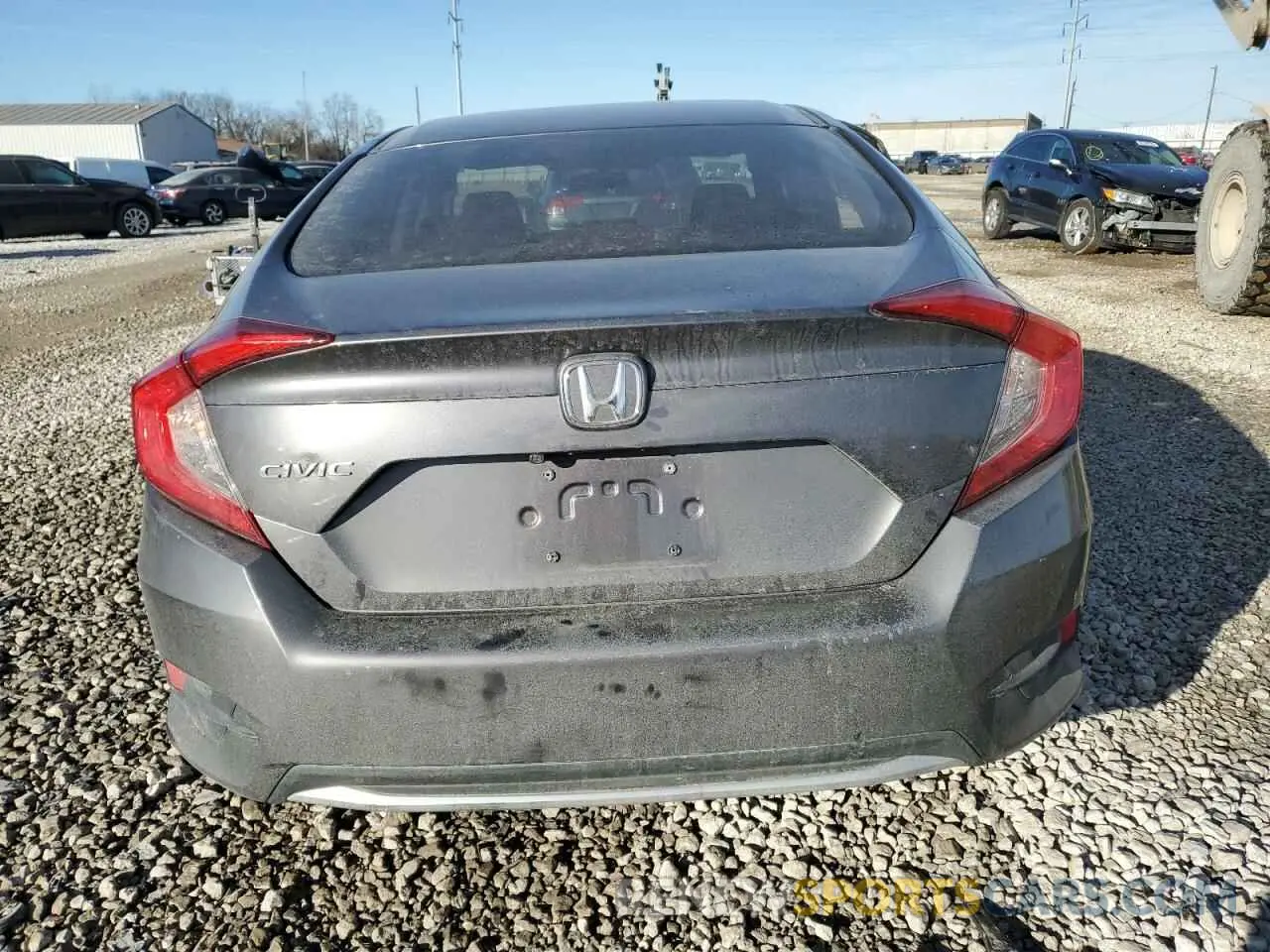 6 Photograph of a damaged car 2HGFC2F66KH567841 HONDA CIVIC 2019