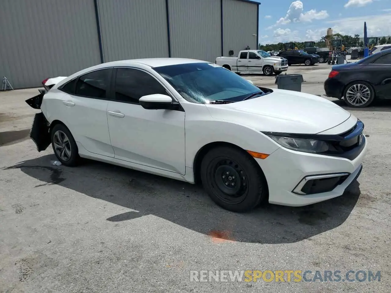 4 Photograph of a damaged car 2HGFC2F66KH576488 HONDA CIVIC 2019