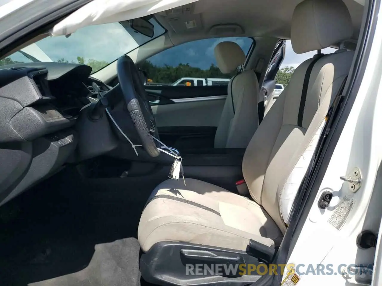 7 Photograph of a damaged car 2HGFC2F66KH576488 HONDA CIVIC 2019