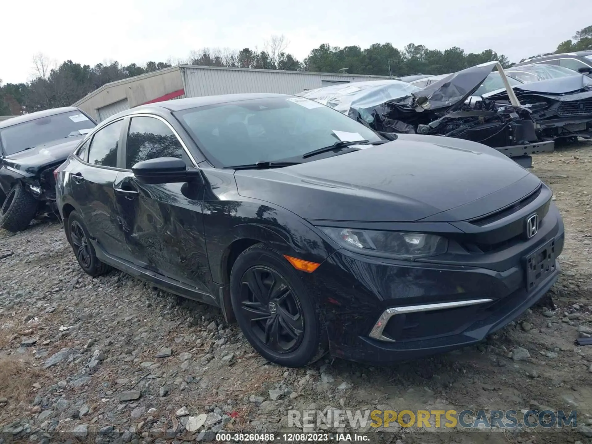 1 Photograph of a damaged car 2HGFC2F66KH579147 HONDA CIVIC 2019