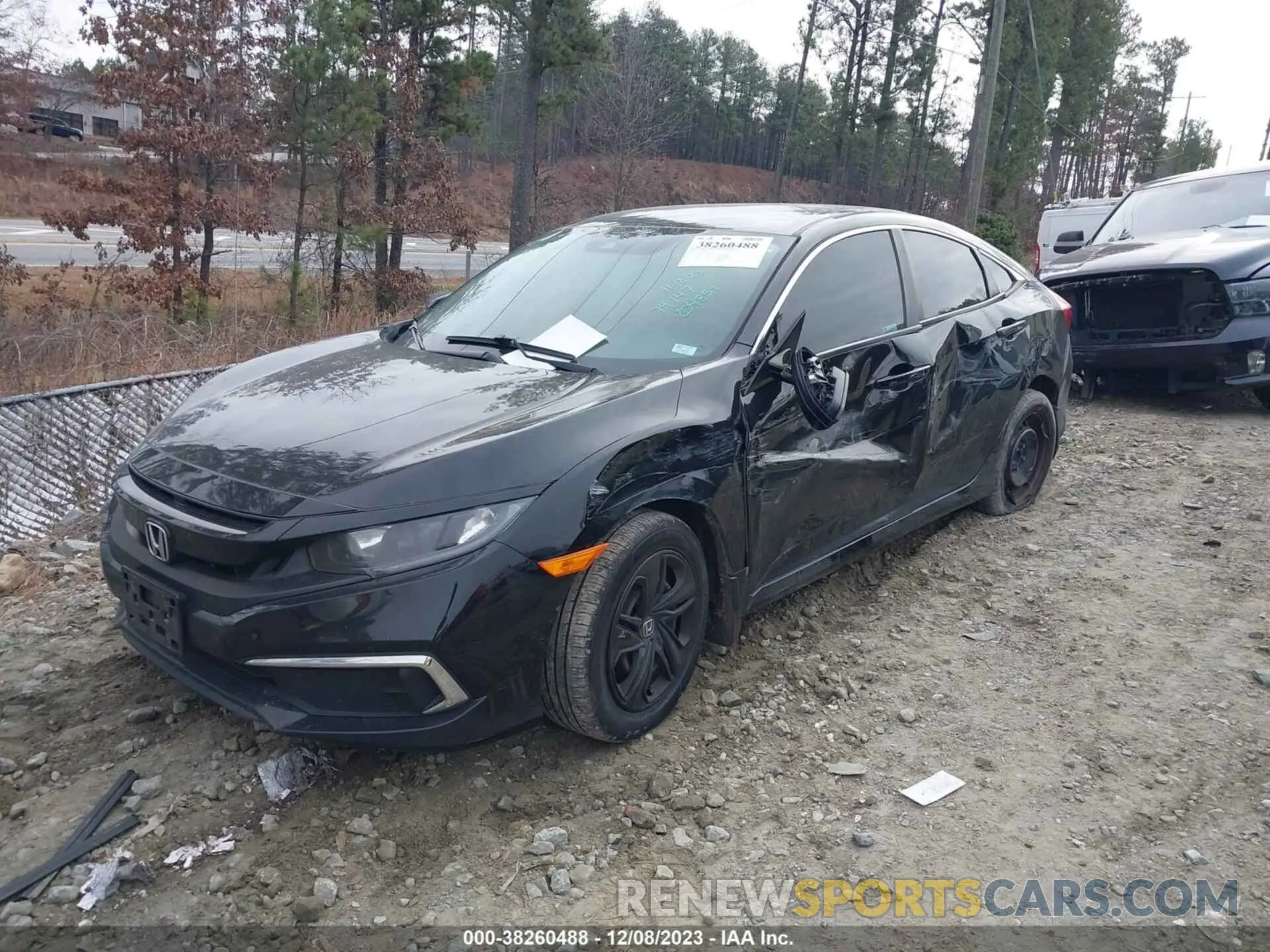 2 Photograph of a damaged car 2HGFC2F66KH579147 HONDA CIVIC 2019