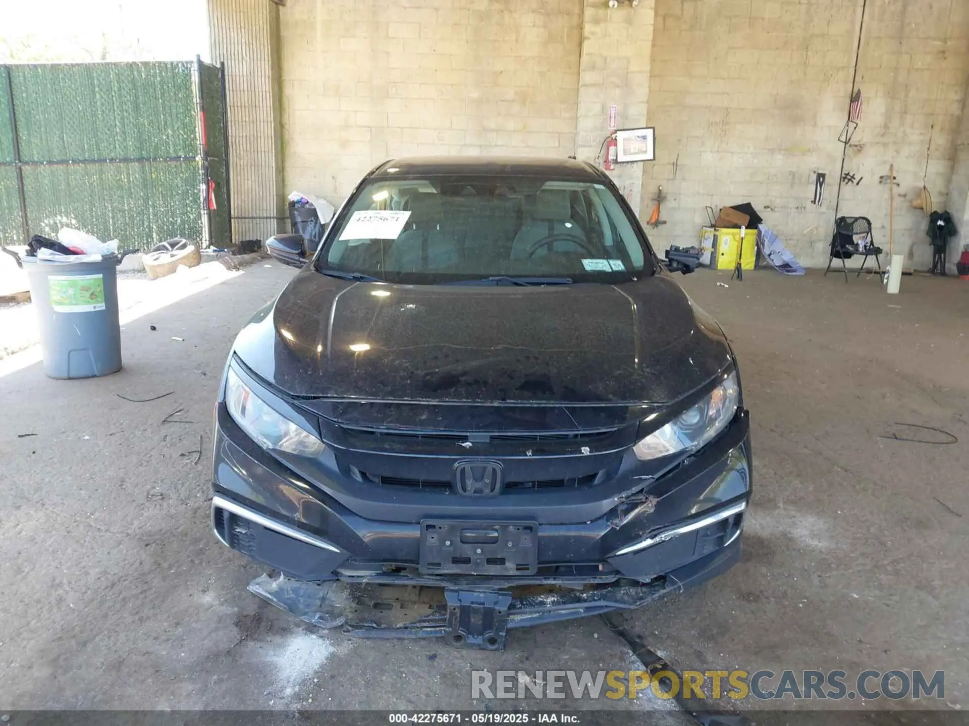 12 Photograph of a damaged car 2HGFC2F66KH582629 HONDA CIVIC 2019