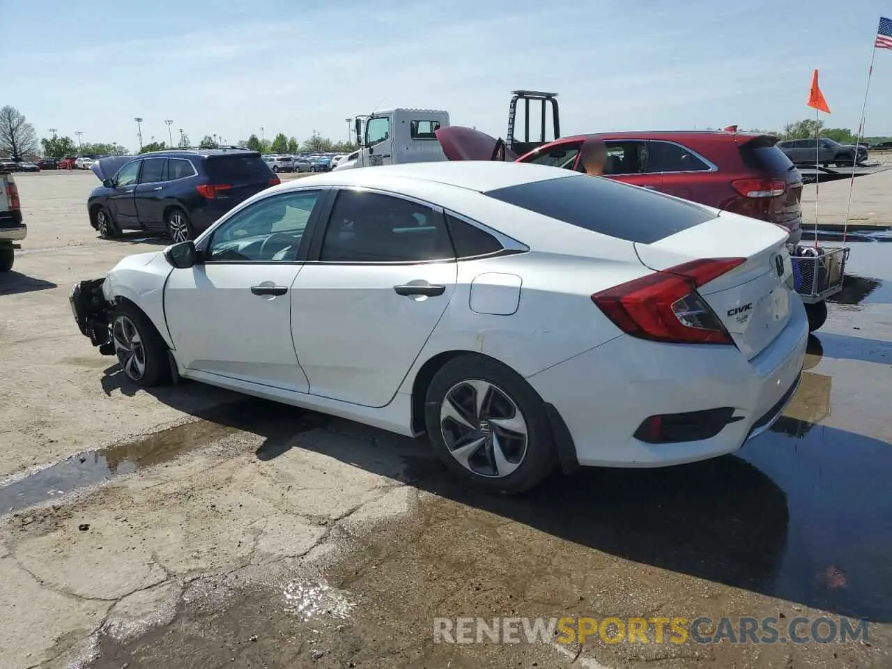 2 Photograph of a damaged car 2HGFC2F66KH585479 HONDA CIVIC 2019